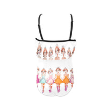 Load image into Gallery viewer, Hello-oh-Dollie #104 HOD Kids&#39; Spaghetti Strap Ruffle Swimsuit (S26)
