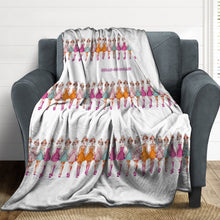 Load image into Gallery viewer, Hello-oh-Dollie #120 HOD  Super Soft Flannel Blanket Multiple Sizes
