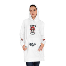 Load image into Gallery viewer, Women&#39;s Hoodie Dress (AOP) LilDevil fitness print
