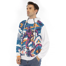 Load image into Gallery viewer, All-Over Print Men&#39;s Hoodie With Placket Double Zipper powder addict
