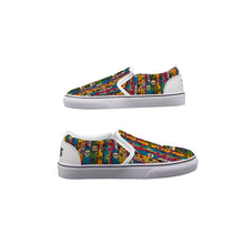 Load image into Gallery viewer, Men&#39;s Slip On Sneakers Surf and Skull print
