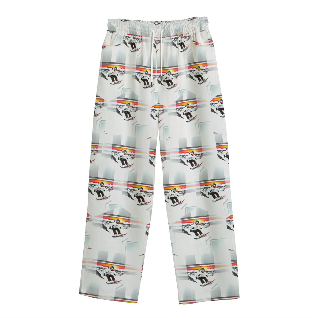 All-Over Print Unisex Straight Casual Pants | 245GSM Cottonpowder addict