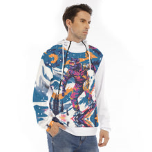 Load image into Gallery viewer, All-Over Print Men&#39;s Hoodie With Placket Double Zipper powder addict
