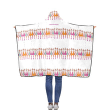 Load image into Gallery viewer, Hello-oh-Dollie #119 HOD Flannel Hooded Blanket 40&quot;x50&quot;

