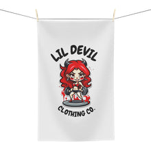 Load image into Gallery viewer, Soft Tea Towel LilDevil fitness print
