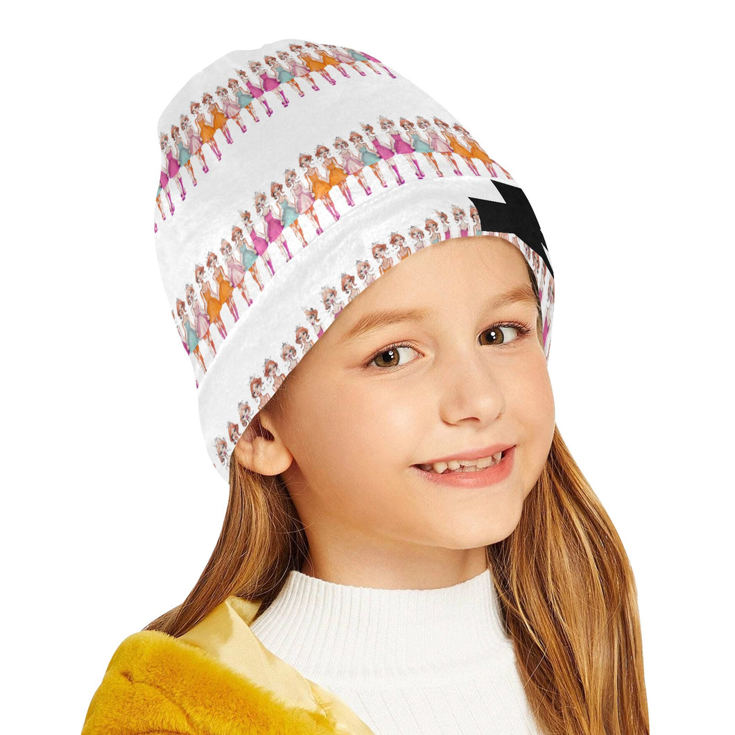 Hello-oh-Dollie #109 HOD All Over Print Beanie for Kids