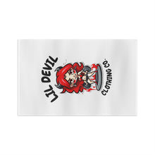 Load image into Gallery viewer, Soft Tea Towel LilDevil fitness print
