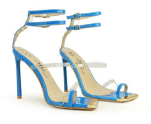 Load image into Gallery viewer, high heel sandal with ankle straps
