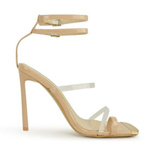 Load image into Gallery viewer, high heel sandal with ankle straps

