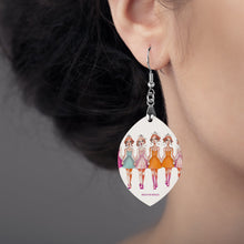 Load image into Gallery viewer, Hello-oh-Dollie #122 HOD Wooden earrings pendant Print your picture
