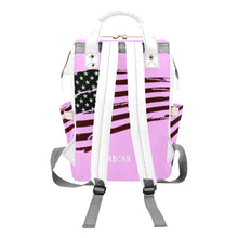 Load image into Gallery viewer, American Baby  print Multi-Function Diaper Backpack/Diaper Bag (Model 1688)

