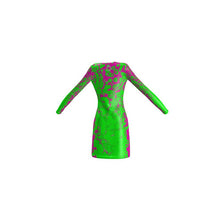 Load image into Gallery viewer, Green/pink abstract jersey
