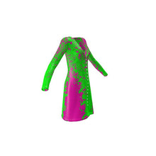 Load image into Gallery viewer, Green/pink abstract jersey
