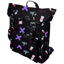 Load image into Gallery viewer, Nurse/doctors print Buckle Up Backpack
