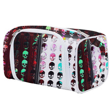 Load image into Gallery viewer, Skull print Toiletries Pouch
