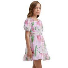 Load image into Gallery viewer, Amelia Rose print 101kids&#39; Short Sleeve Dolly Dress
