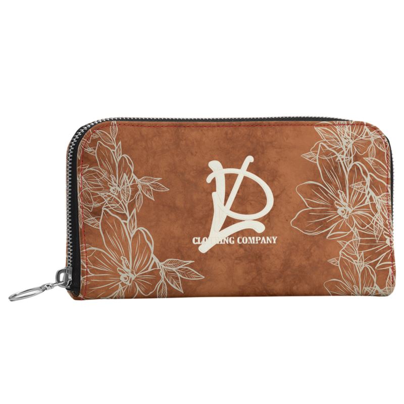 LDCC # 136A designer, leather zip  pouch