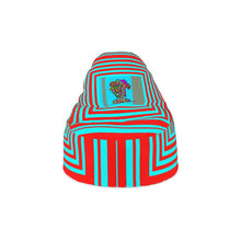Load image into Gallery viewer, LDCC #07 coffee cafe print in teal and red designer bing bag

