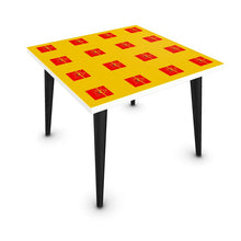 Load image into Gallery viewer, LDCC Coffee cafe print #10 red/gold designer, coffee table

