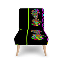 Load image into Gallery viewer, LDCC Coffee cafe print #11 black/green designer chair
