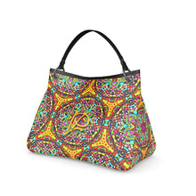 Load image into Gallery viewer, LDCC #162 Chain of yellow print Designer slouch bag
