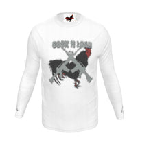Load image into Gallery viewer, #507a  cocknload T-shirt. With guns and rooster print.
