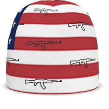 Load image into Gallery viewer, #411 cocknload beanie usa prrint

