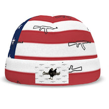 Load image into Gallery viewer, #411 cocknload beanie usa prrint
