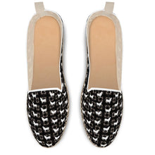 Load image into Gallery viewer, #423a cocknload loafer Espadrilles gun print black

