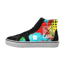 Load image into Gallery viewer, Metal power print Men&#39;s High Top Skateboarding Shoes (Model E001-1)

