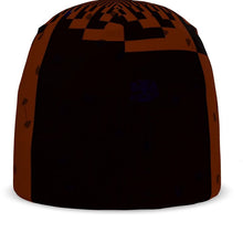 Load image into Gallery viewer, Beanie black/rust swole print
