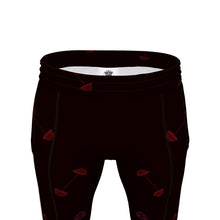 Load image into Gallery viewer, Men’s Tracksuit pants black/red swole print

