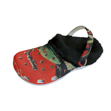 Load image into Gallery viewer, Mc#28 Men&#39;s Classic Clogs with Fleece, motorcycle print
