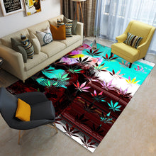 Load image into Gallery viewer, Marijuana print Foldable Rectangular Floor Mat
