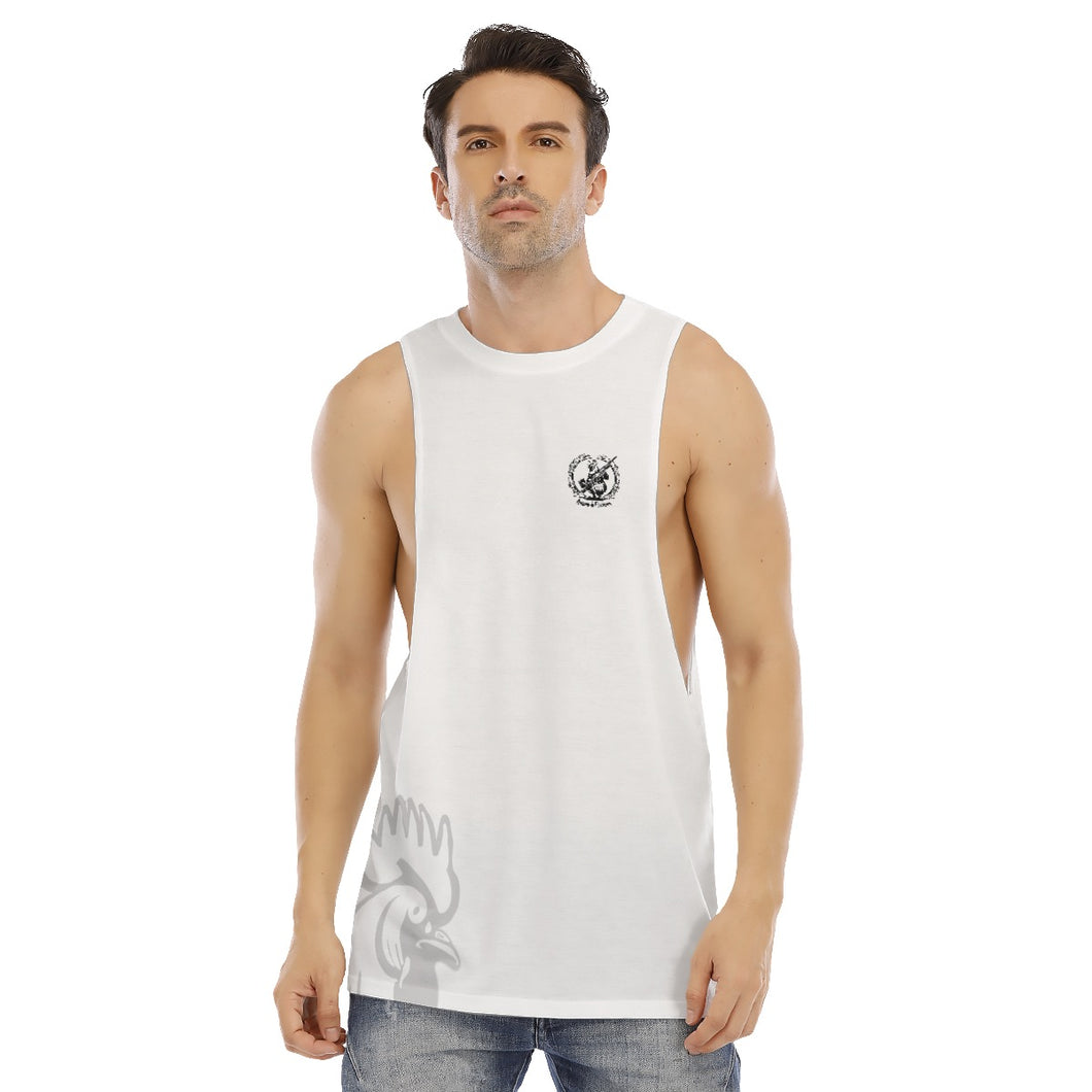 Rooster #102 Men's O-neck Long Tank Top