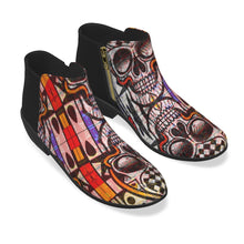Load image into Gallery viewer, Men&#39;s Fashion Boots jaxs4 skull print
