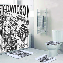 Load image into Gallery viewer, Four-piece Bathroom B3 Harley Davison print
