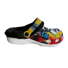 Load image into Gallery viewer, Men&#39;s Classic Clogs with Fleece barber theme print 17
