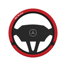 Load image into Gallery viewer, All-over Print Steering Wheel Cover lildevil feel the heat print

