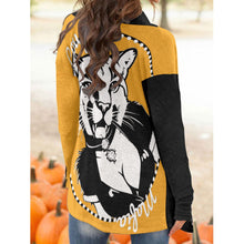 Load image into Gallery viewer, All-Over Print Women&#39;s Cardigan With Long Sleeve cougar mafia
