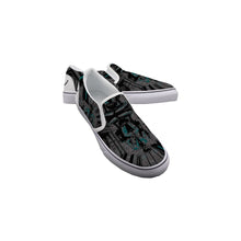 Load image into Gallery viewer, Men&#39;s Slip On Sneakers themed barber print6
