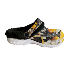 Load image into Gallery viewer, Mc#30 Men&#39;s Classic Clogs with Fleece, motorcycle print
