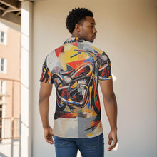 Load image into Gallery viewer, All-Over Print Men&#39;s Shirt J 26 motorcycle print
