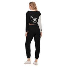 Load image into Gallery viewer, All-Over Print Women&#39;s Crop Hoodie Sports Set cougar mafia
