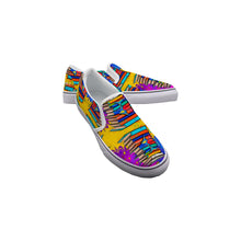 Load image into Gallery viewer, Women&#39;s Slip On Sneakers 220 books, theme, print
