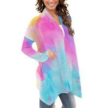 Load image into Gallery viewer, All-Over Print Women&#39;s Cardigan With Long Sleeve 203
