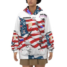 Load image into Gallery viewer, All-Over Print Unisex Pullover Hoodie | 310GSM Cotton American print T2
