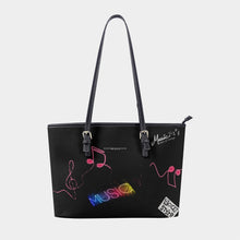 Load image into Gallery viewer, Women&#39;s Tote Bag | PU music lovers
