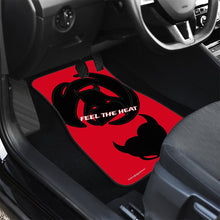 Load image into Gallery viewer, Front row car mats (2pcs) lildevil feel the heat print
