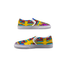 Load image into Gallery viewer, Women&#39;s Slip On Sneakers 220 books, theme, print

